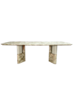 2.4M Monet Garden Nature Marble Dining Table