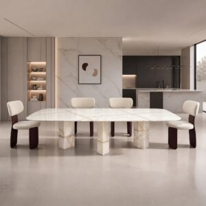 3m Onyx Villa Luxury Nature Marble Dining Table MJ1550