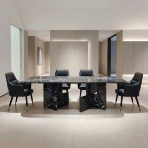 2.6m Monit Green Nature Marble Dining Table MJ602