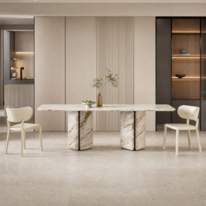 2.4M Italian‑style Split Double‑pedestal Dining‑Table MJ1326
