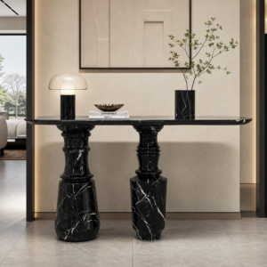 1.5m French‑Style Solid Natural Stone Console Table MJ1391