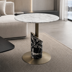 Solid Natural Stone Side Table With Unique Design BJ017