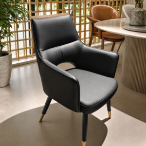 Rotatable Leather Dining Chair CY678