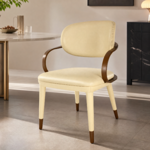 Stainless Steel Mircofiber Seat Dining Chair CY673