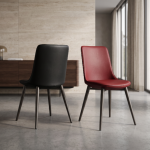 Modern Dining Chair Featuring A Round Seat Cushion CY633