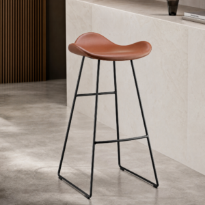 Backless A‑Frame Fixed‑Height Kitchen Island Bar Stool BY513