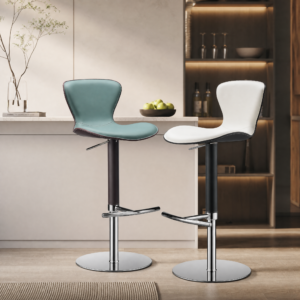 Petal‑shaped Ergonomic Adjustable Swivel Bar Stool BY522