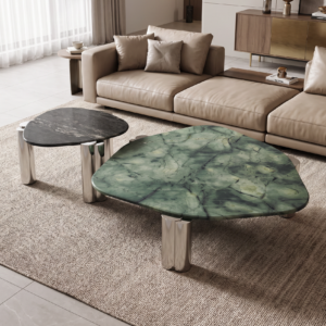 1.19m Irregular Marble Design Coffee Table MJ2075