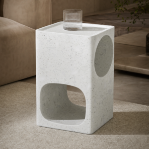 Square Hollow Unique Designed Side Table BJ021