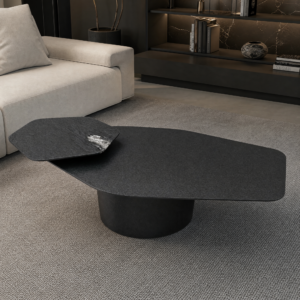 1.36m Rotatable Extendable Stainless Steel Coffee Table MJ2001