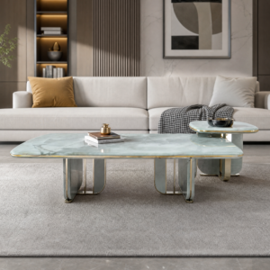 1.4m U‑Shape Base Design Coffee Table Set MJ612