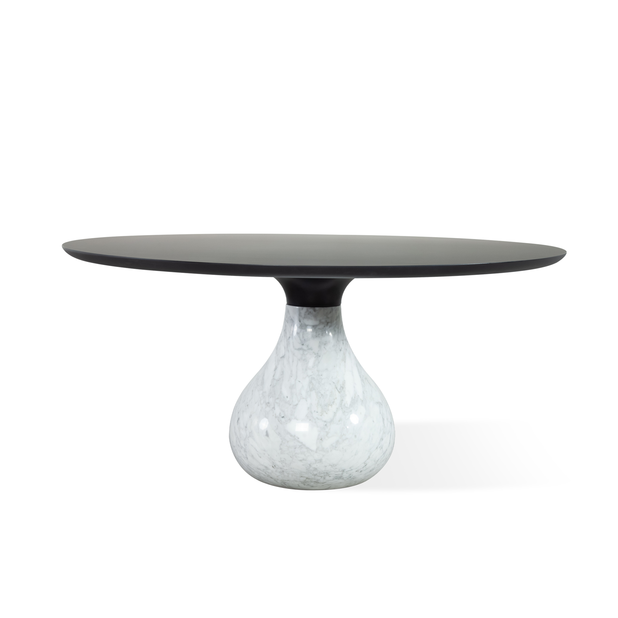 1.6m Solid Marble Base Round Dining Table MJ1278 - 图片 3
