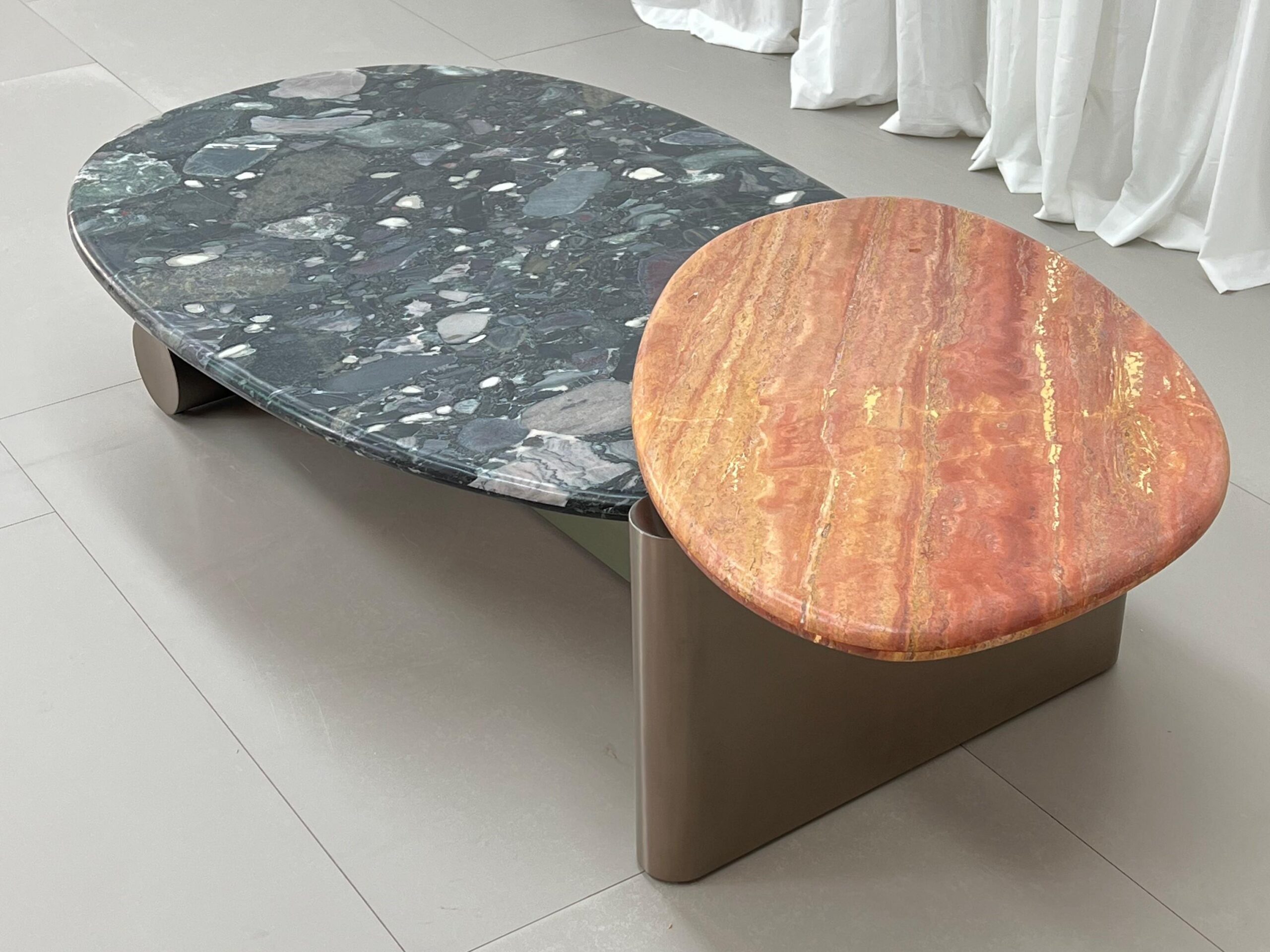 1.58m Extendable & Rotatable Coffee Table MJ2076 - 图片 4