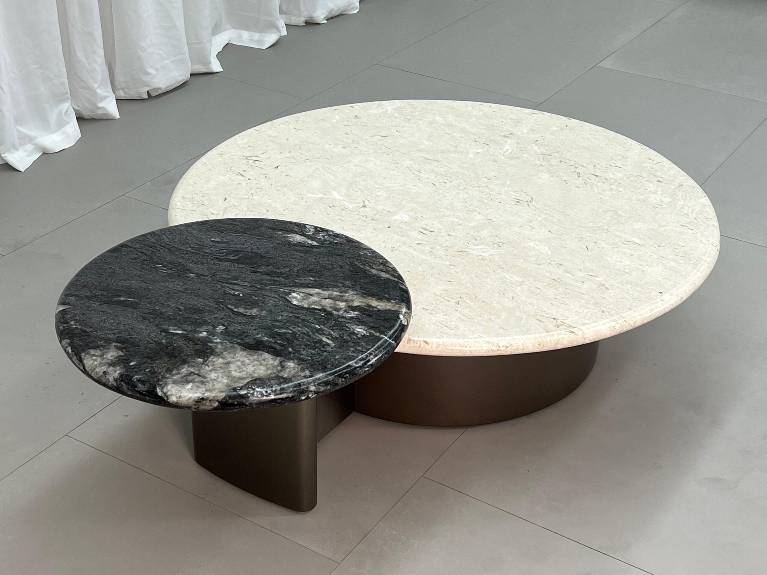 1.45m nesting tables with offset heights Coffee Table MJ2078 - 图片 3