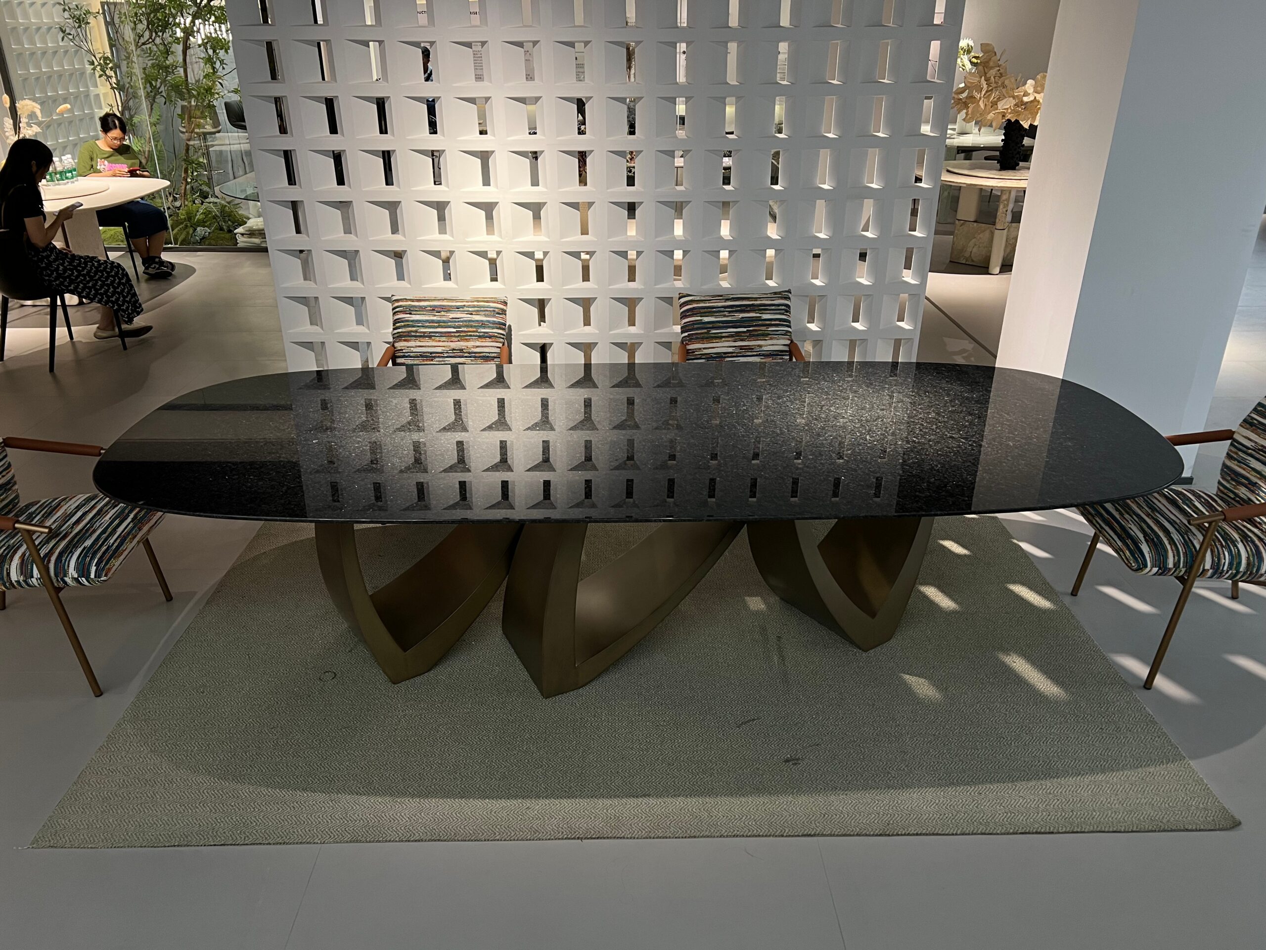 3m Intertwined‑Loop Base Luxury Dining Table MJ1503 - 图片 2