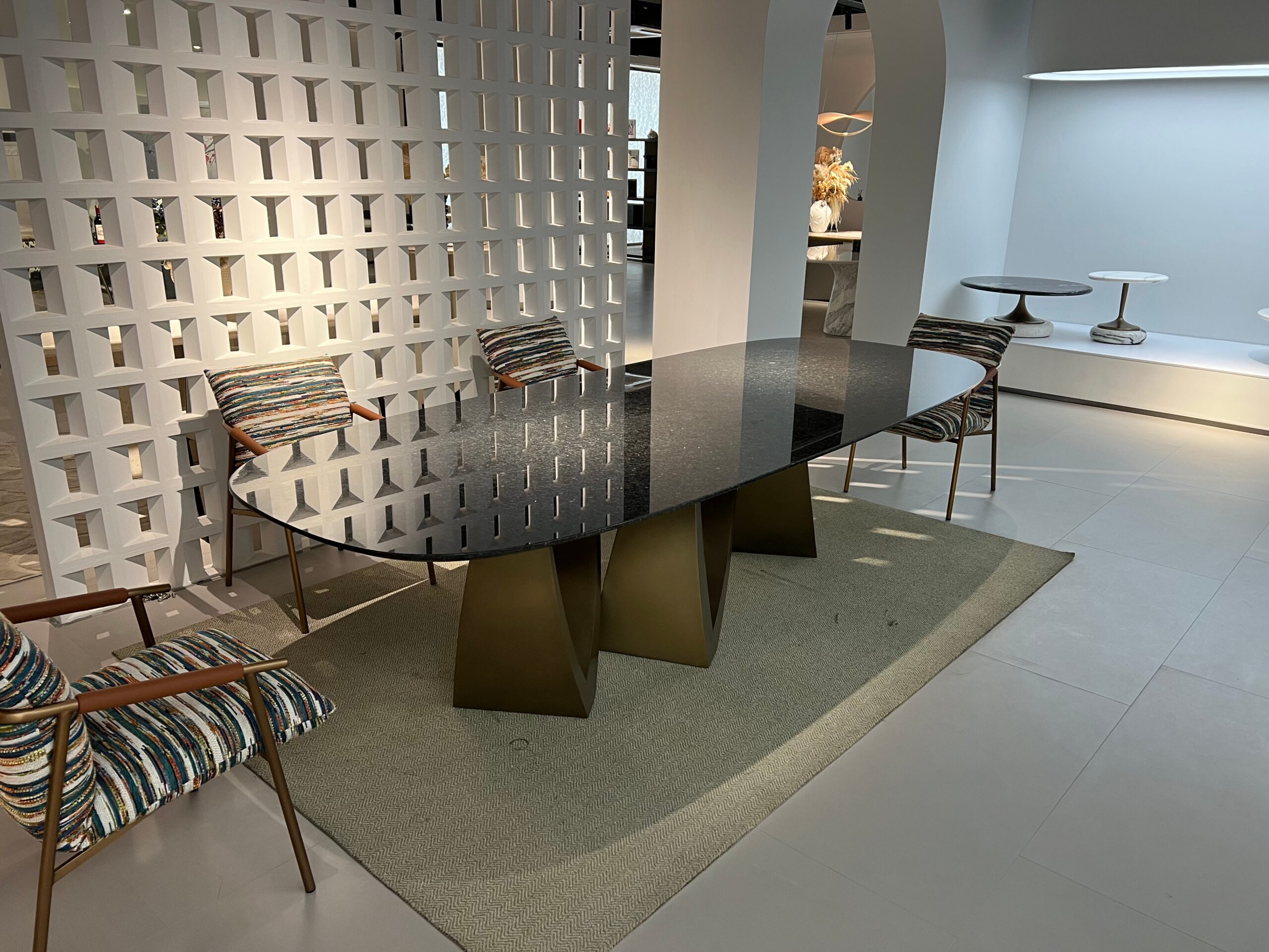 3m Intertwined‑Loop Base Luxury Dining Table MJ1503 - 图片 3