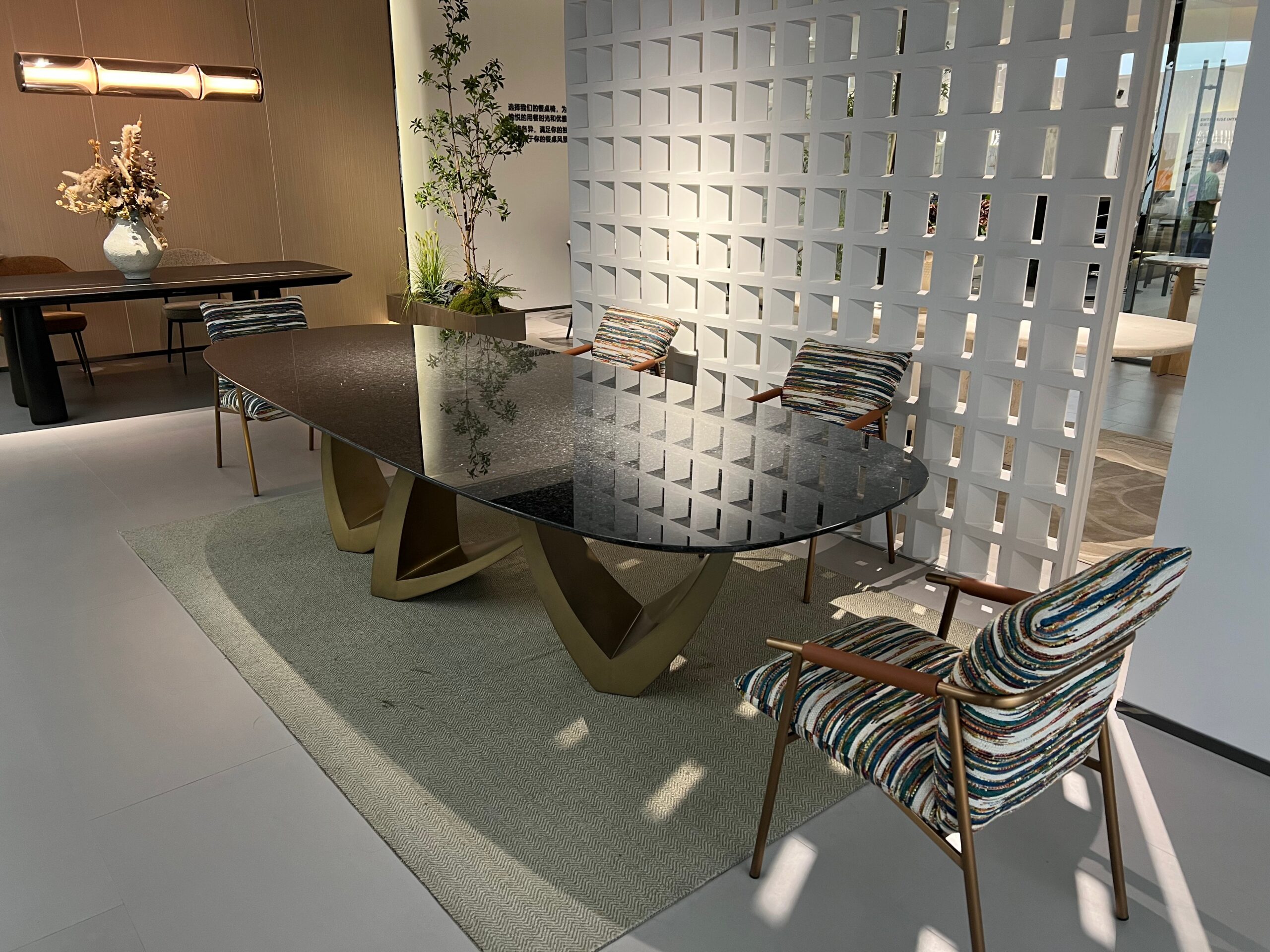 3m Intertwined‑Loop Base Luxury Dining Table MJ1503 - 图片 4