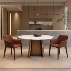 1.5m Flower Desgin Dining Table MJ1568