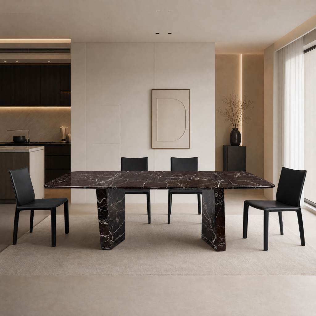 2.4m Nature Marble Dining Table MJ1559